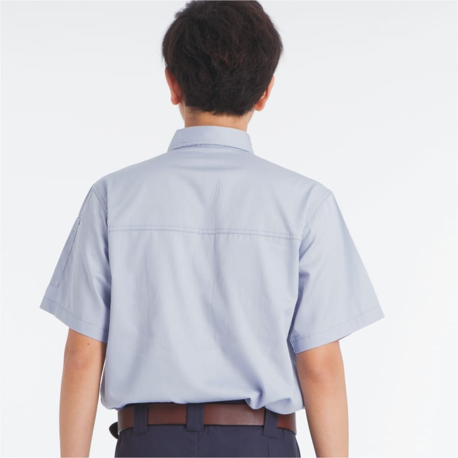 日式短袖工作襯衫